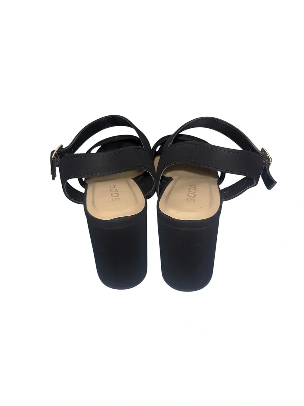 🖤Women’s Black Suede Block Heels Size 10🖤